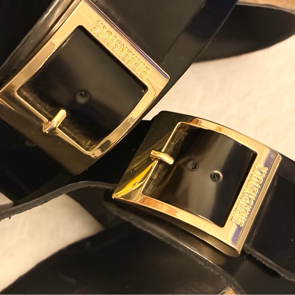 Birkenstock Gizeh Droplet Buckle Sandals/Black - Picture 5 of 8